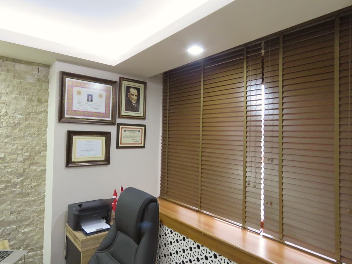 Ofis ahşap jaluzi model