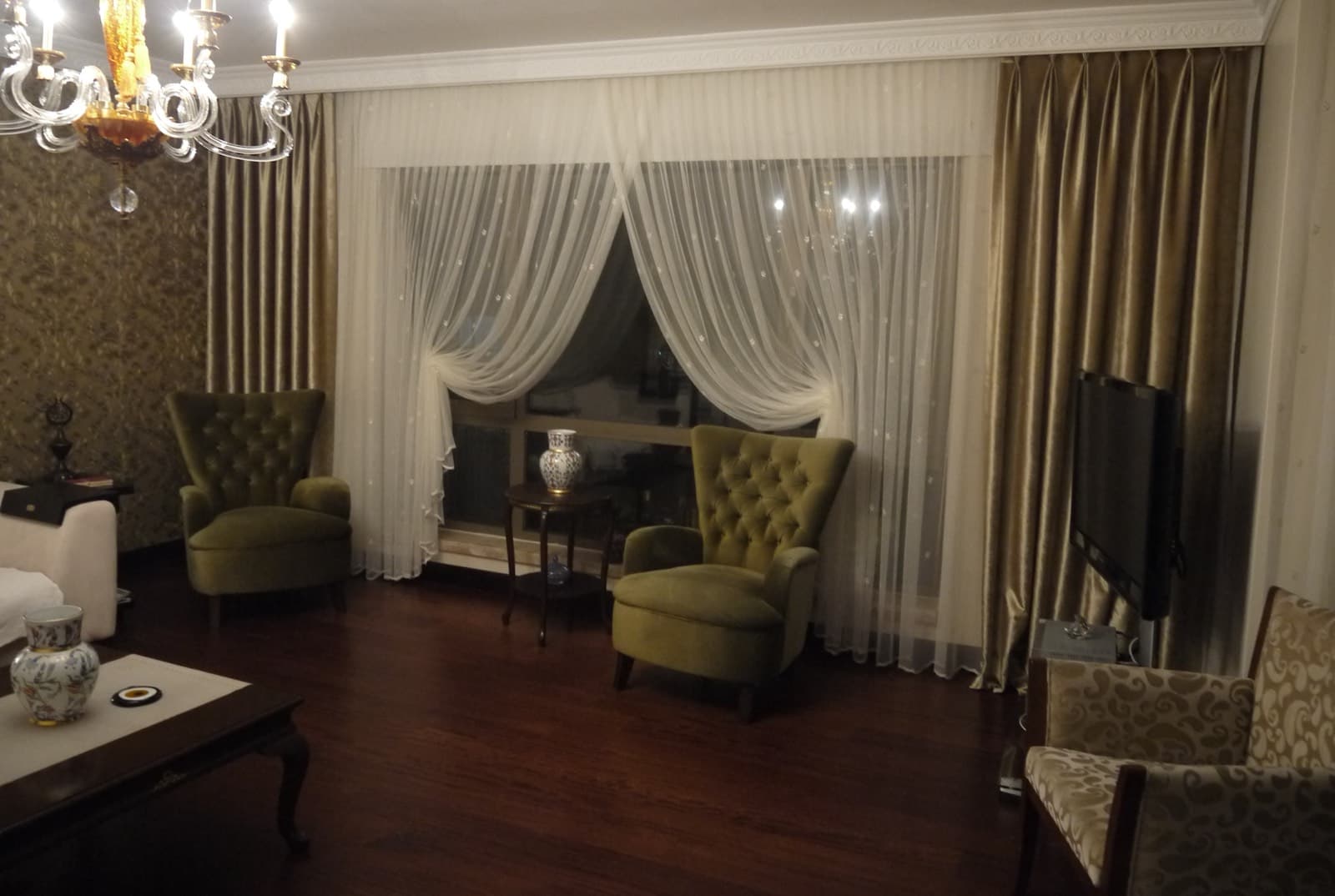 Kruvaze perde modelleri Ankara