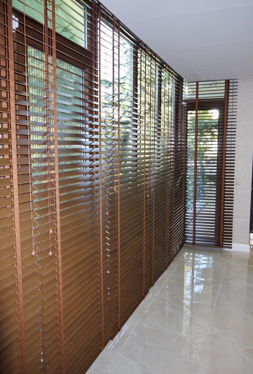 Ahşap jaluzi perde Yaşamkent