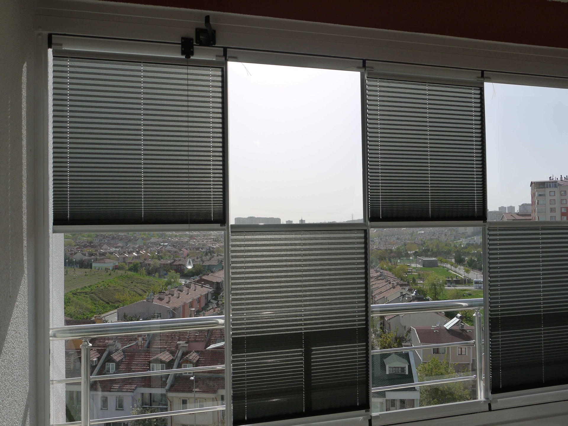 Cam Balkon Plise Perde