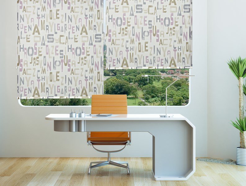 Desenli perde Pile Perde