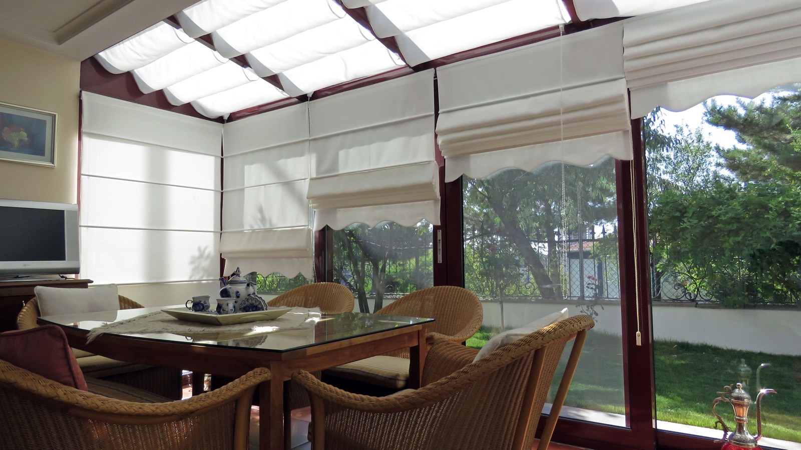 Kış Bahçesi Perde modelleri Ankara