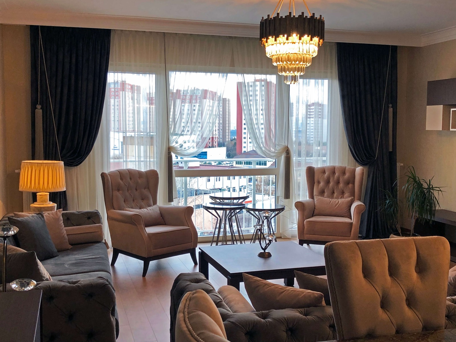 Kruvaze perde modelleri Ankara