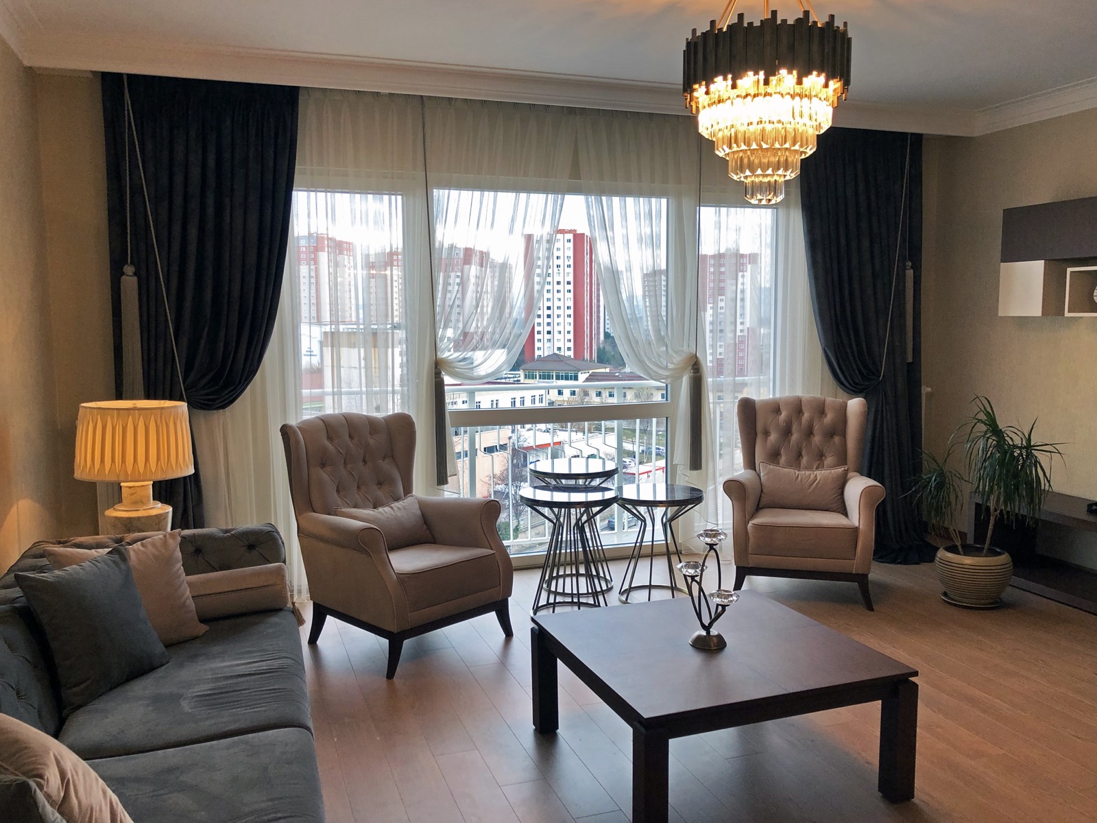 Kruvaze perde modelleri Ankara