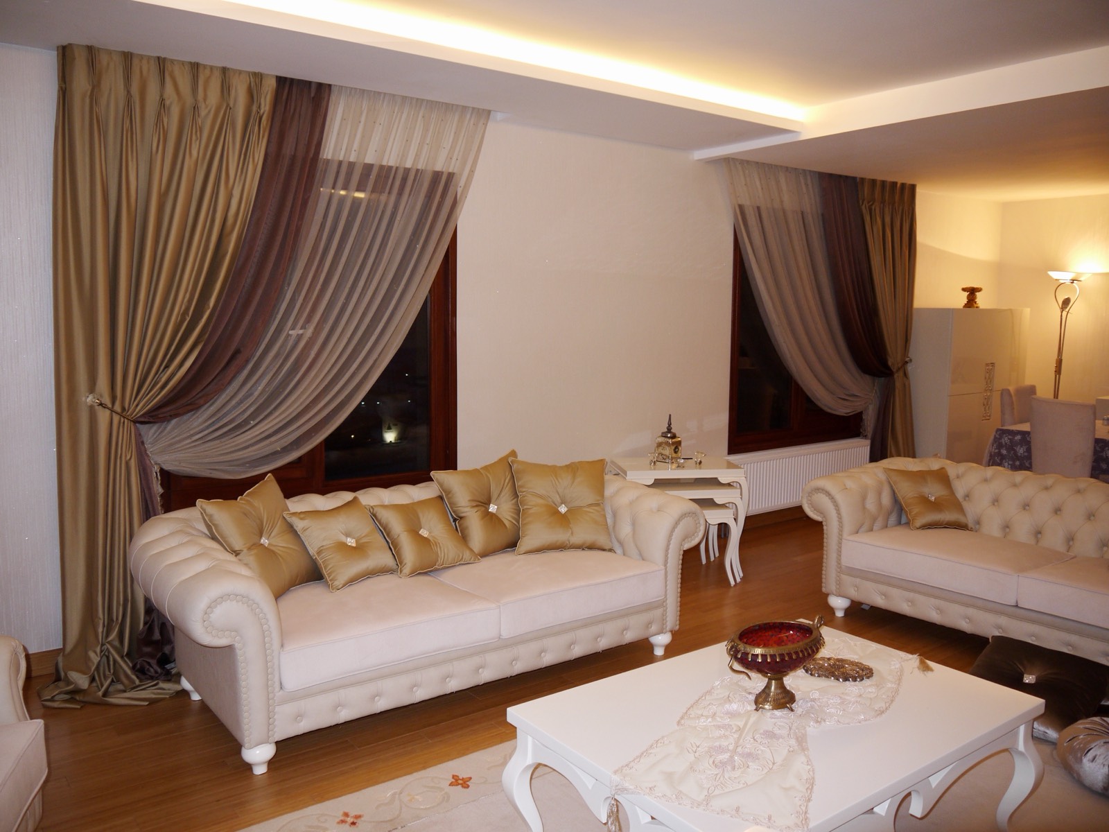 Kruvaze perde modelleri Ankara