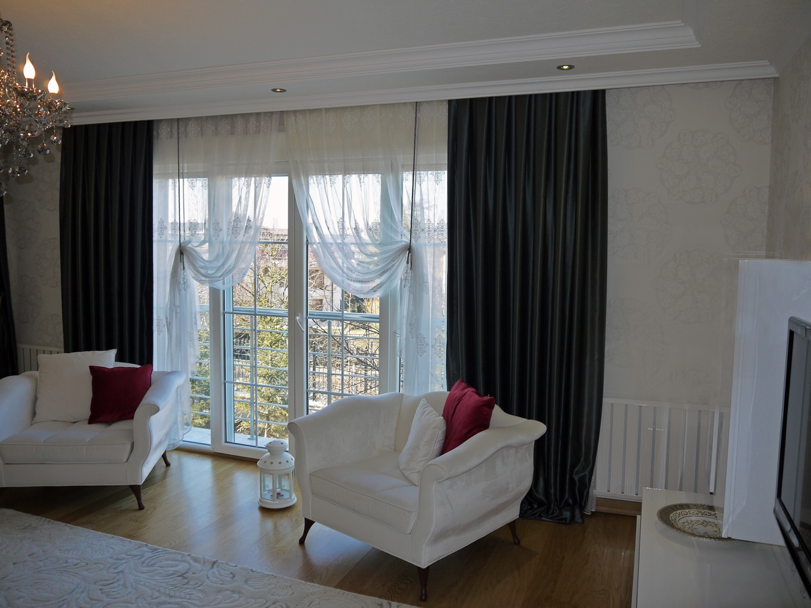 Kruvaze perde modelleri Ankara