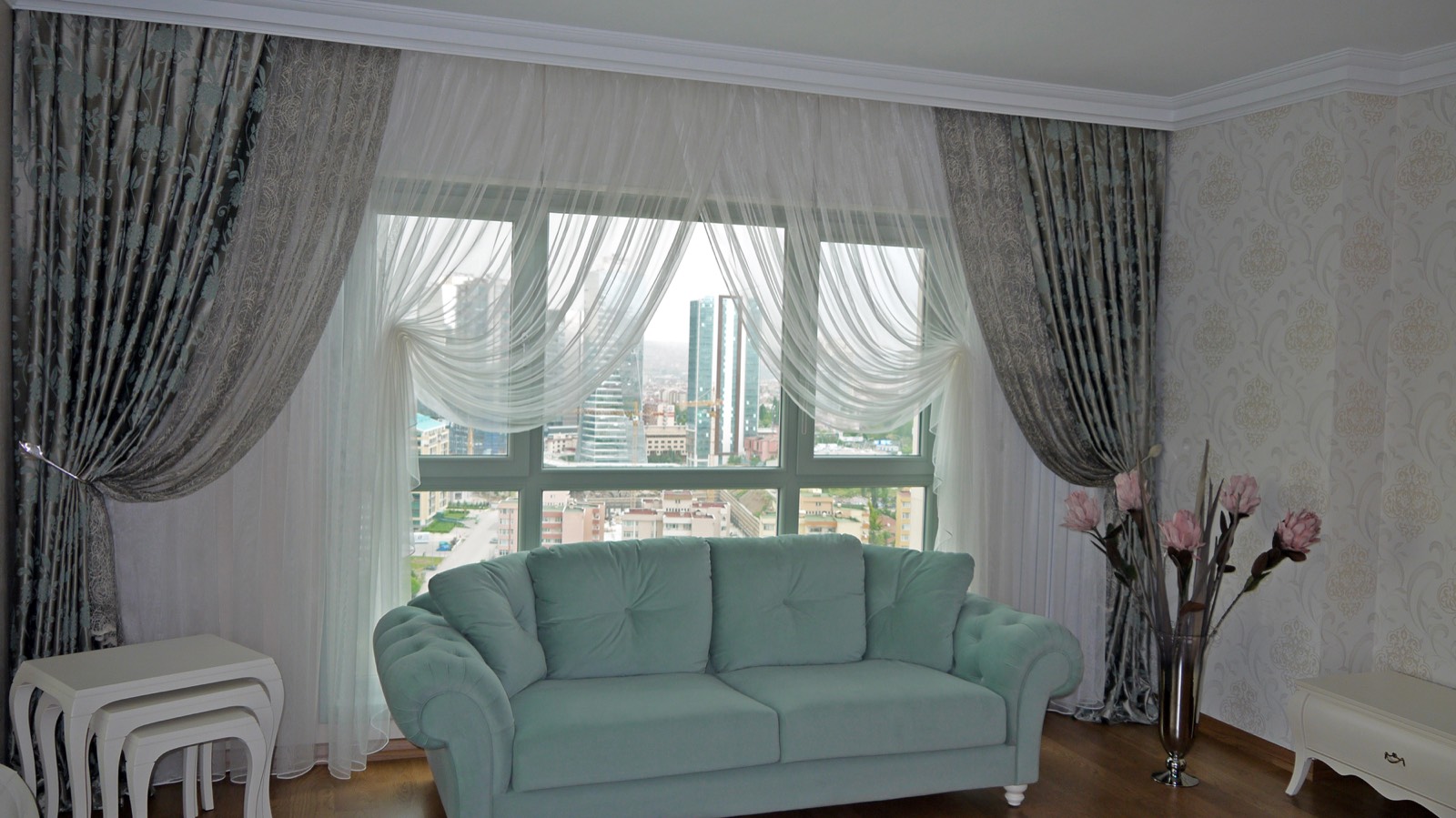 Kruvaze perde modelleri Ankara