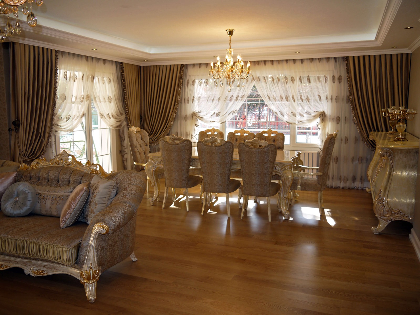 Kruvaze perde modelleri Ankara