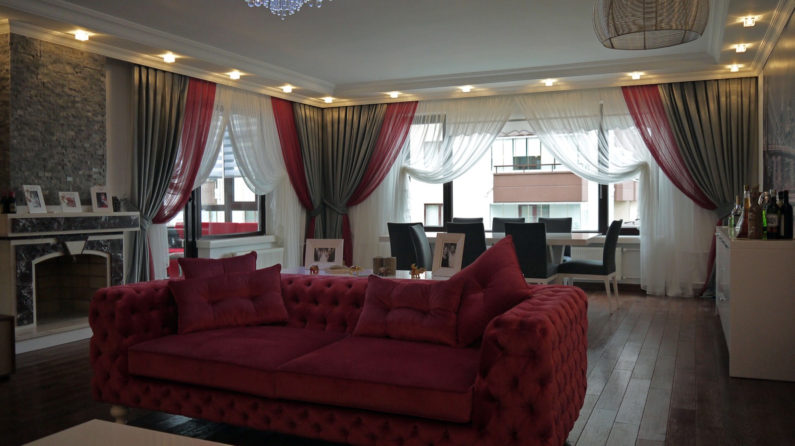 Kruvaze perde modelleri Ankara