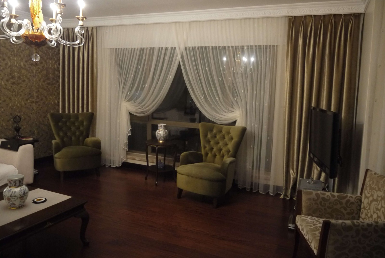 Kruvaze perde modelleri Ankara