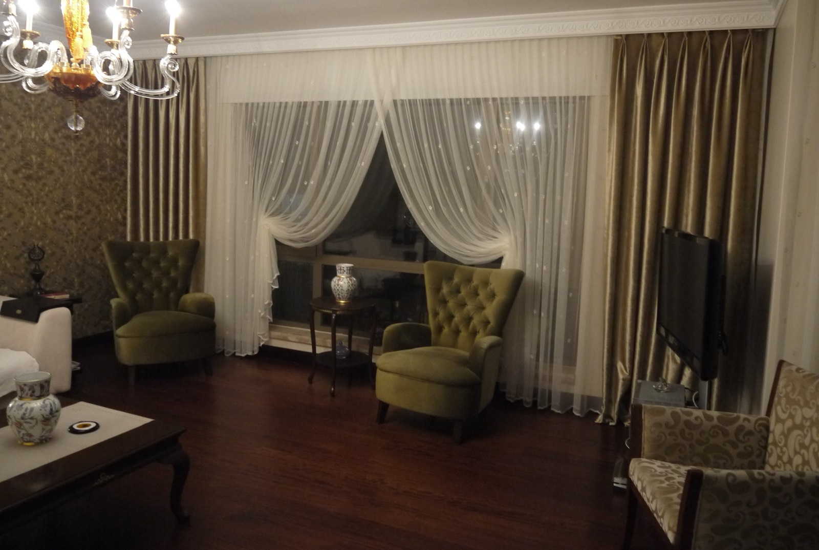 Kruvaze perde modelleri Ankara