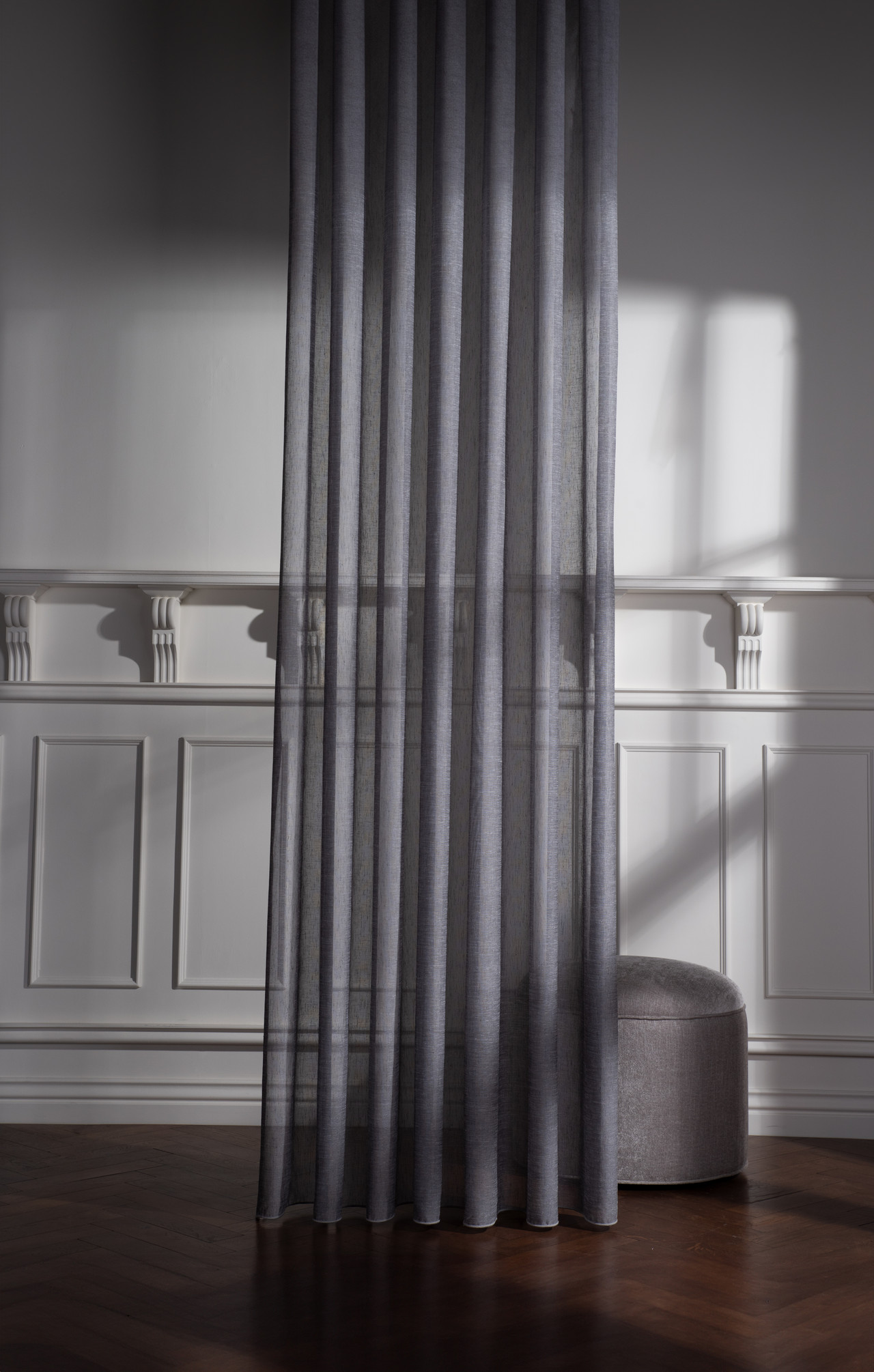 Linen-Look Sheer Curtains — image 1