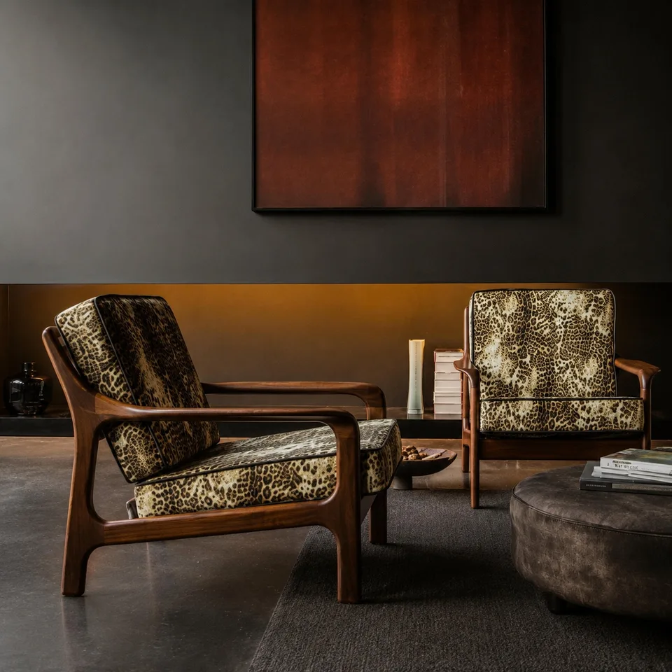 Leopard-Pattern Upholstery Fabrics by Pile Perde