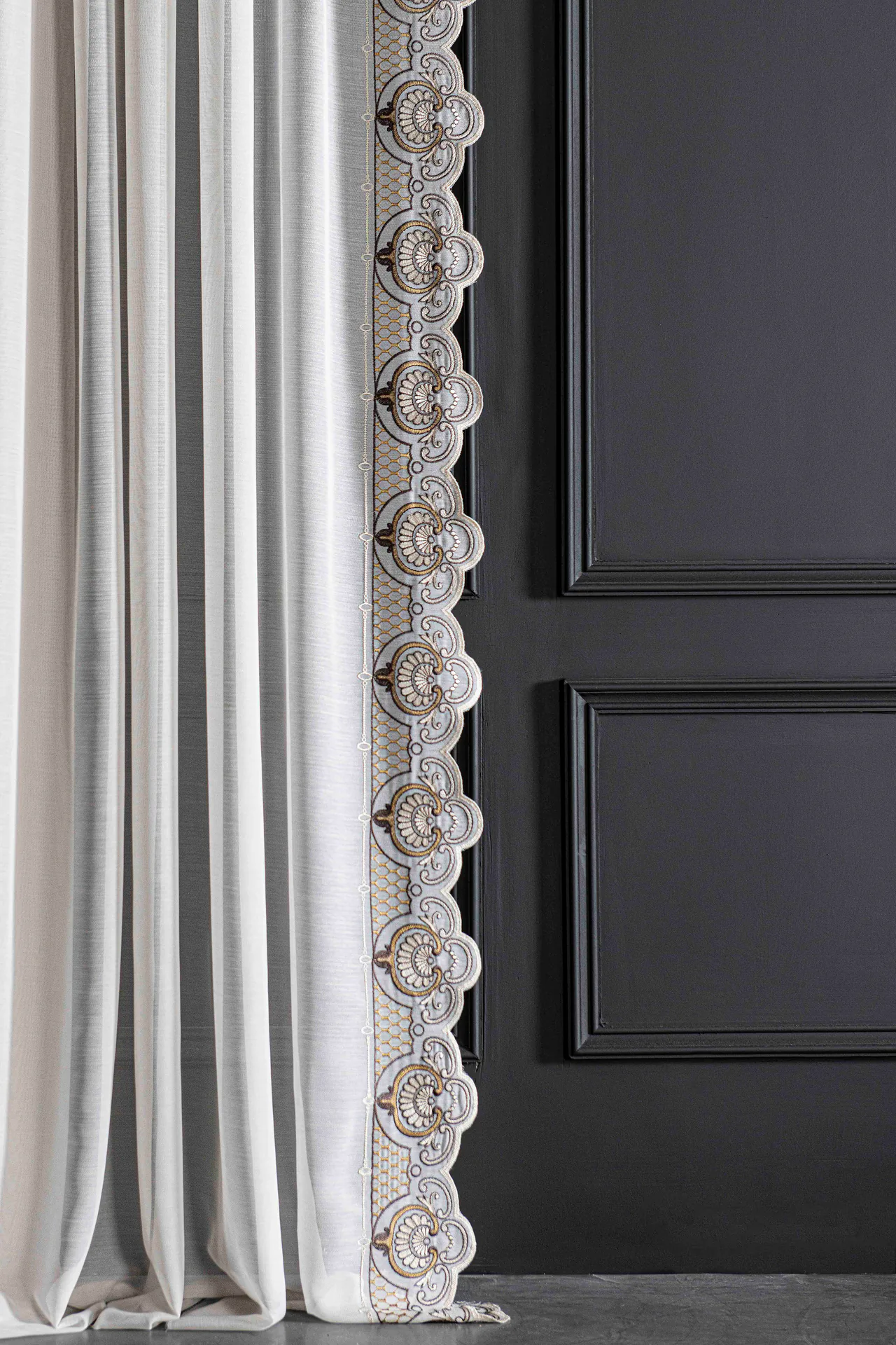 Patterned Sheer Curtains — image 6
