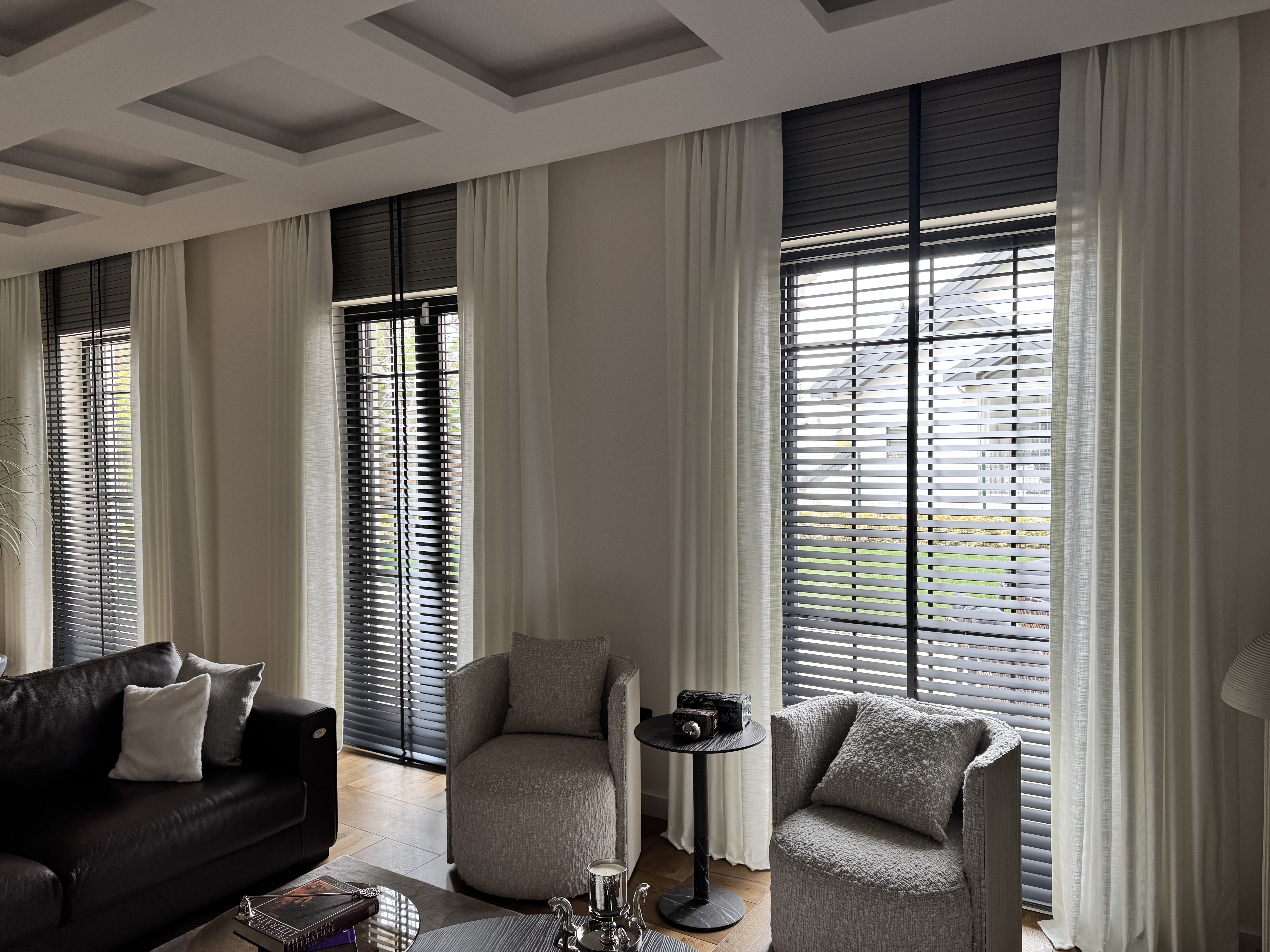 Angora Evleri, Çayyolu — completed curtain installation