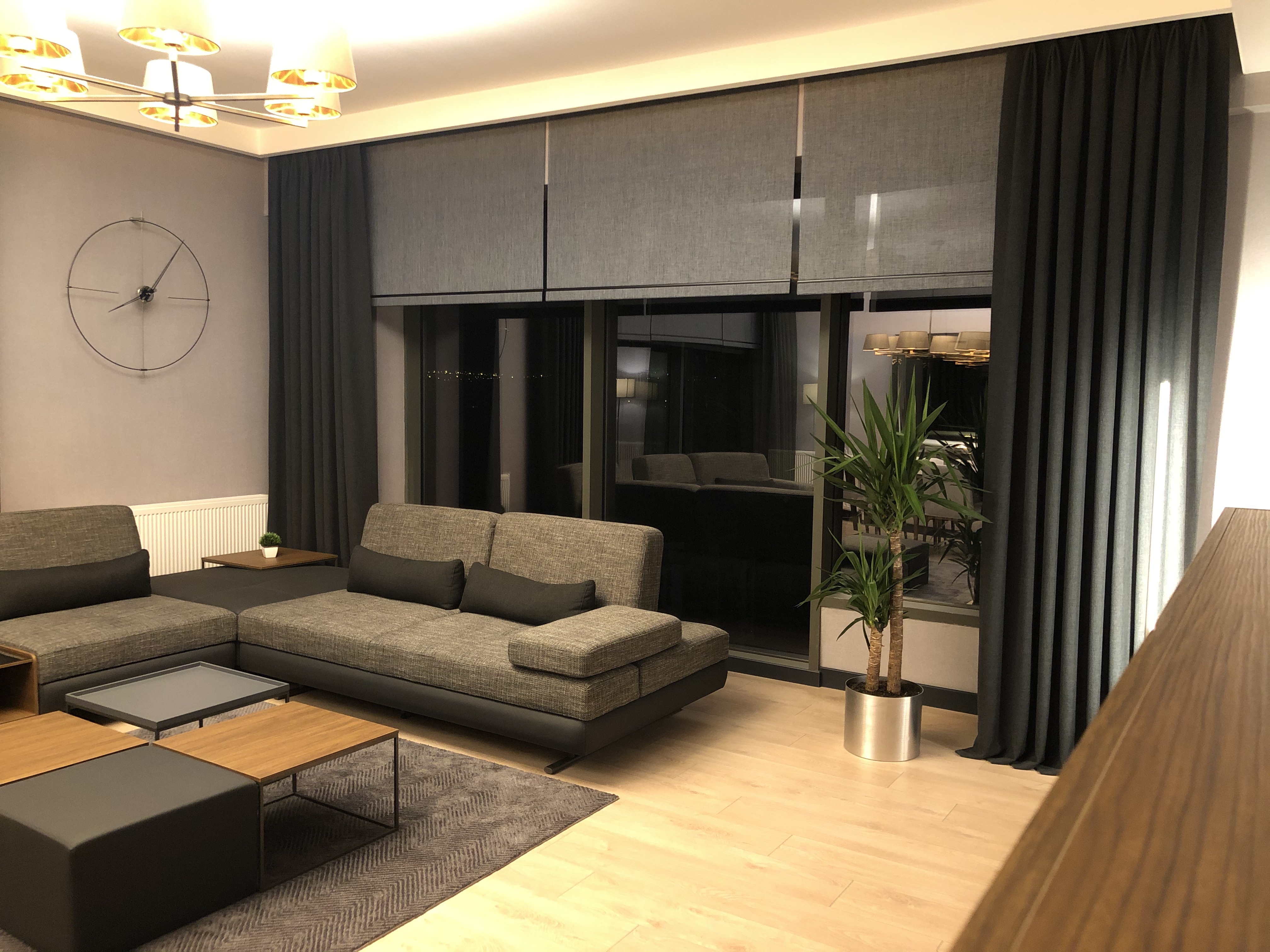 İncek İkon Sitesi, Alacaatlı — curtain installation, view 2