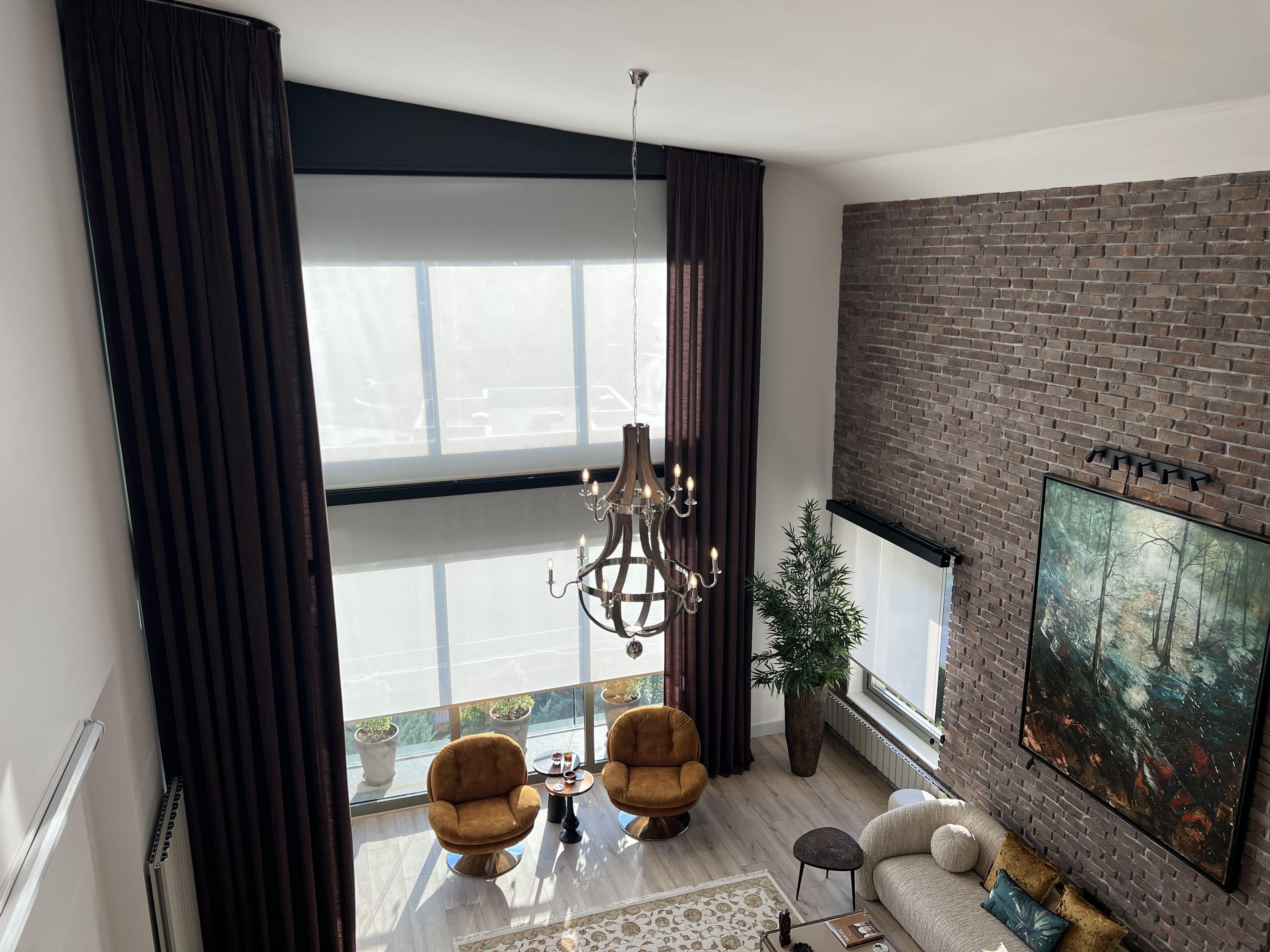 Orion Evleri, Beytepe – Bespoke Curtains — curtain installation, view 3