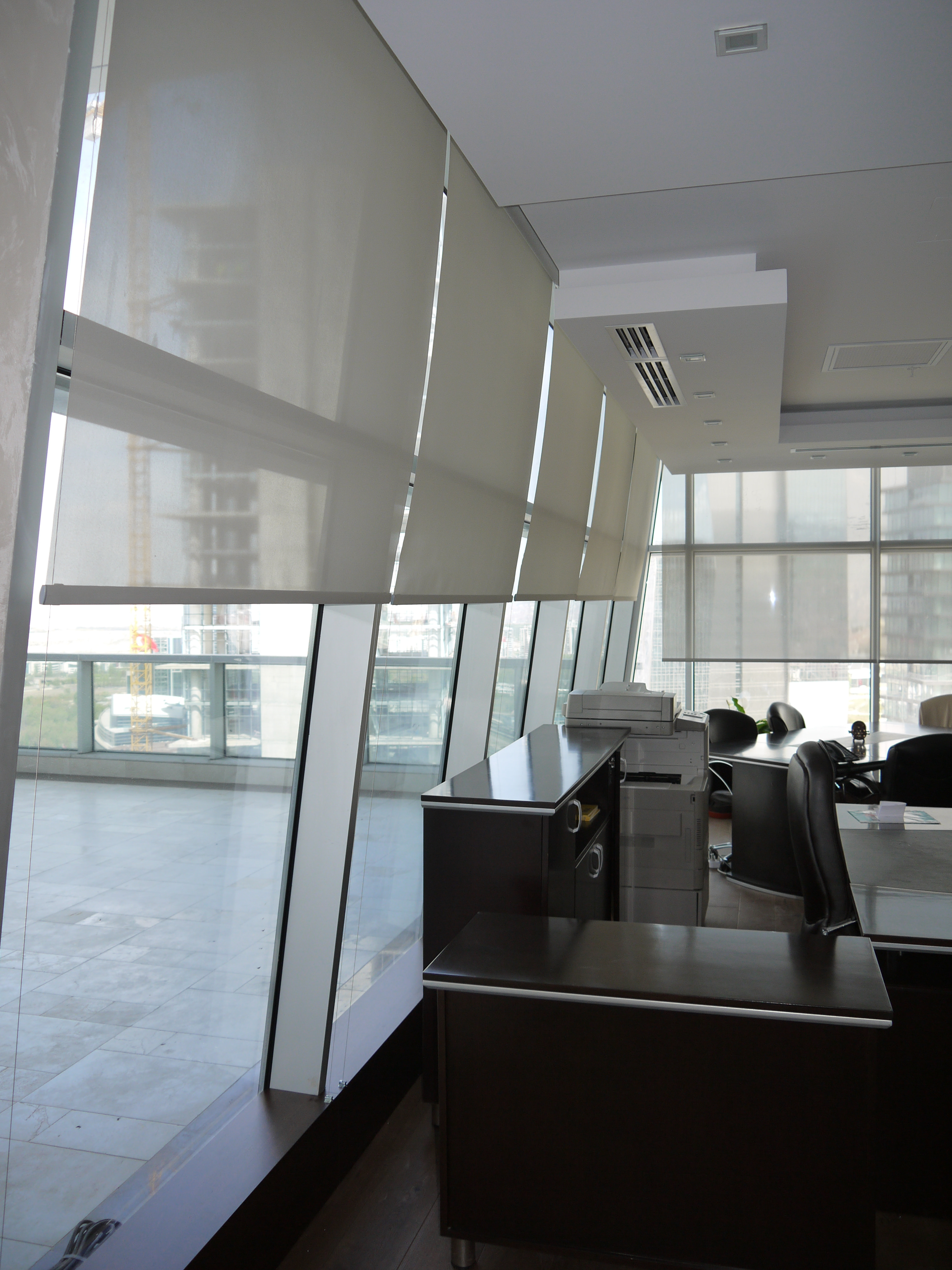 The Paragon, Söğütözü – Motorised Office Blinds — curtain installation, view 4