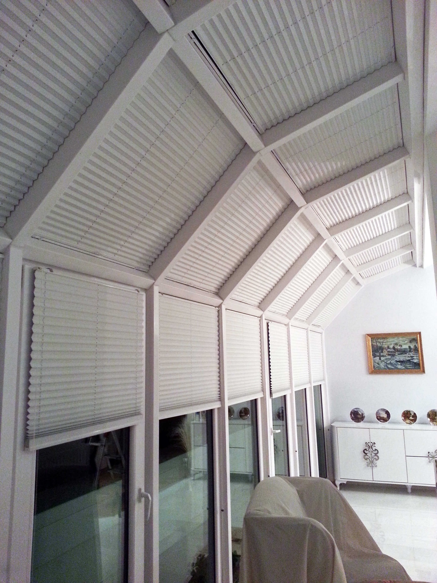 Plise Perde - Tavan Sistemi