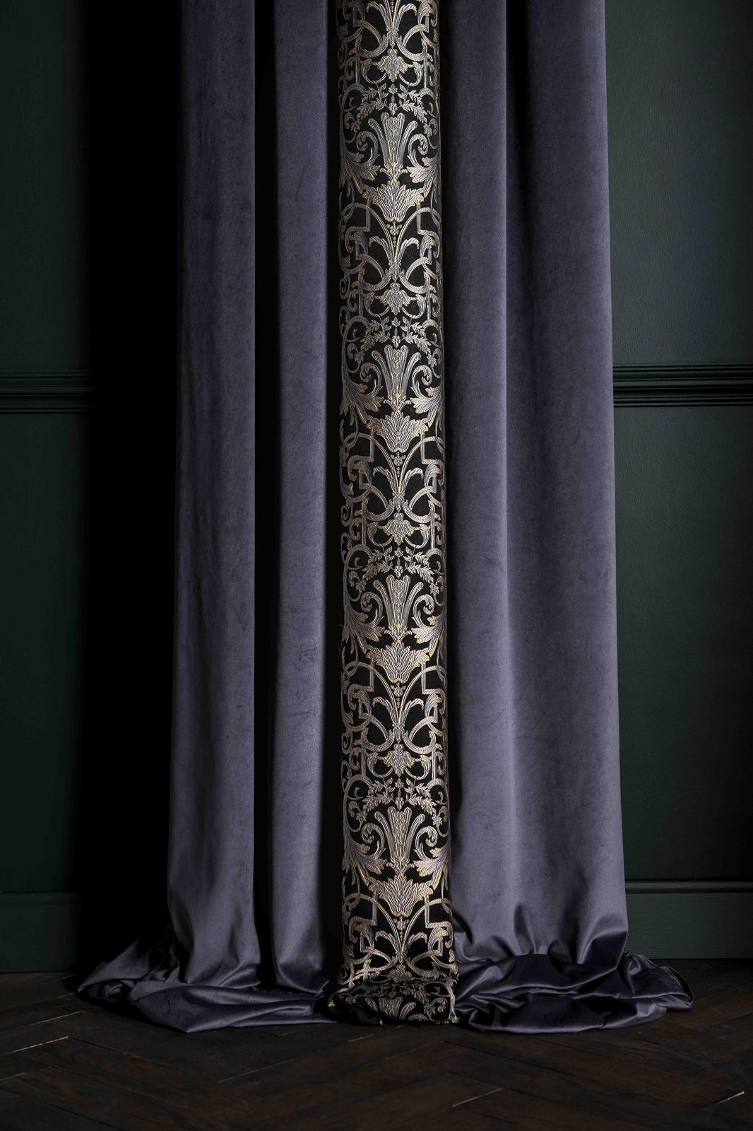 Bordürlü fon perde