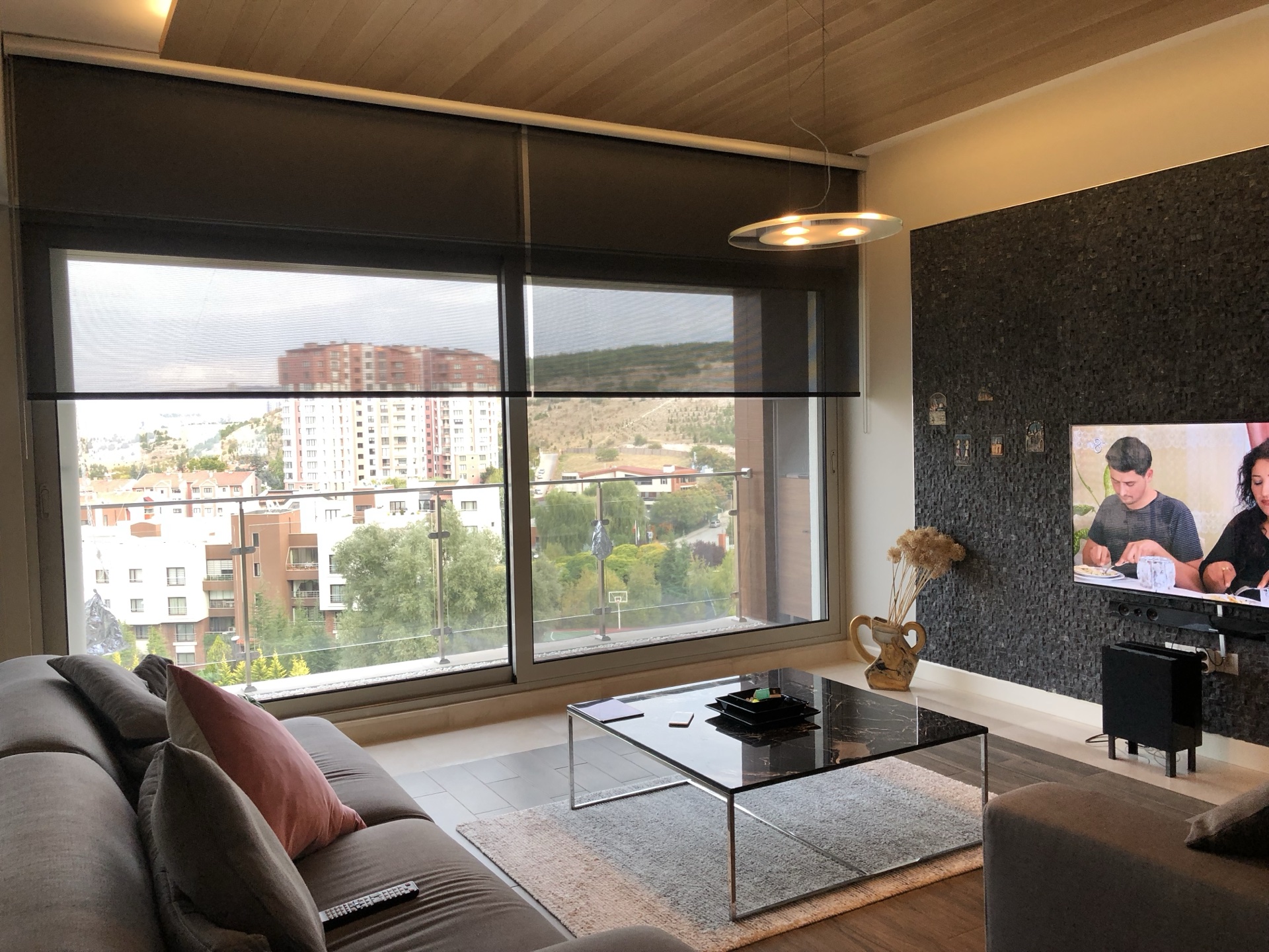 Tekli tül stor perde