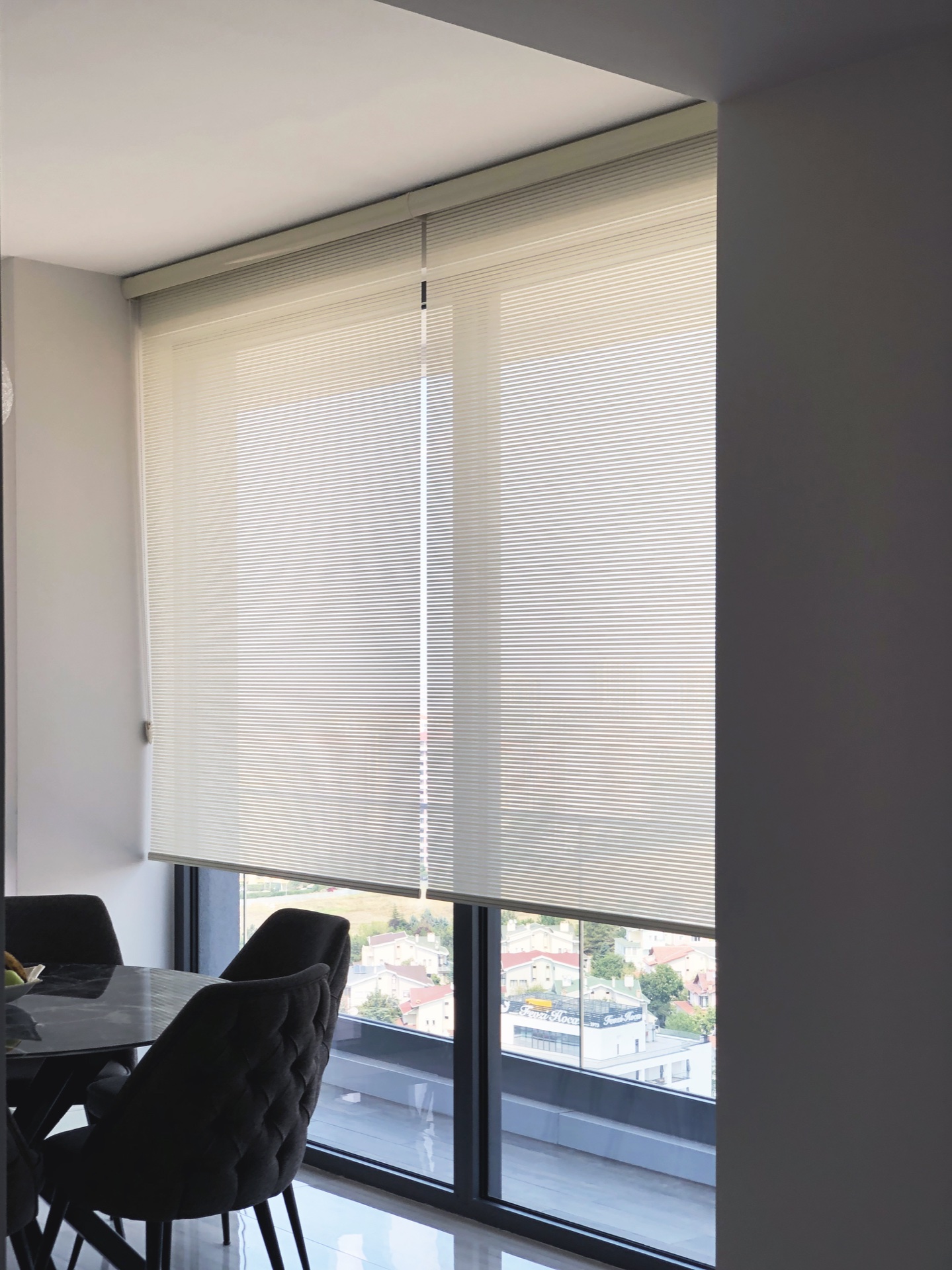 Tül stor yemek odası