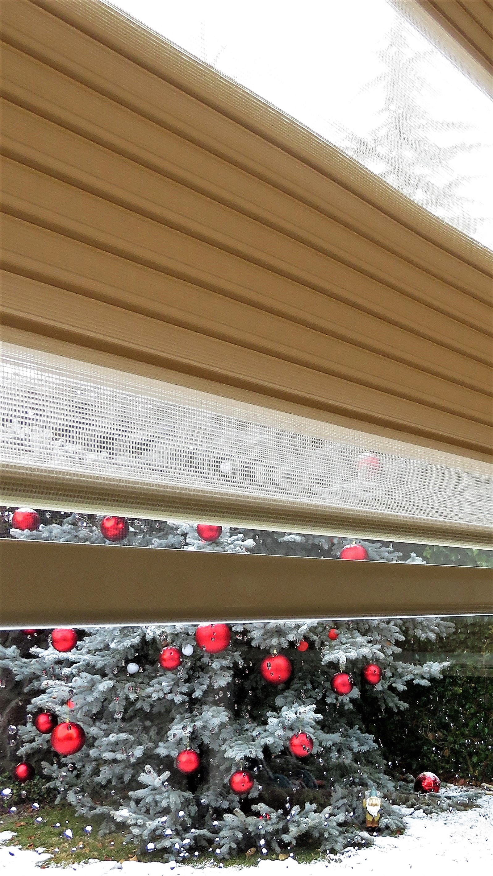 Zebra perde yatak odası